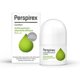 PerspireX Comfort roll-on 20ml bottle provides discreet, long-lasting protection.