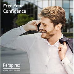 Perspirex Original packaging highlights fragrance-free formula for sensitive noses.