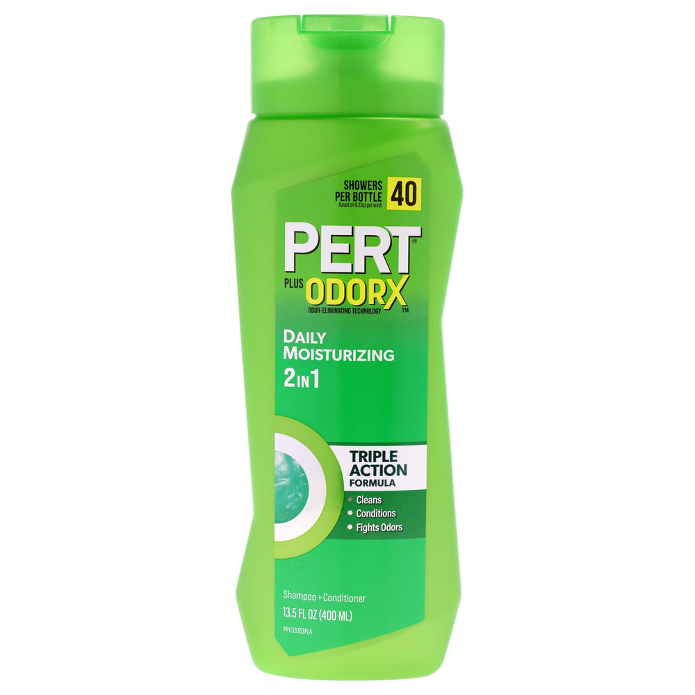 Pert Plus 2-in-1 bottle pour for quick daily cleansing of normal hair