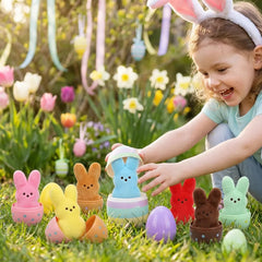 PERUKOYO lightweight bunny plush ideal as basket fillers