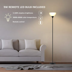 PESRAE lamp color temperature adjusts from warm to cool.