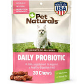 Pet Naturals daily probiotic cat chews with duck flavor support digestive balance