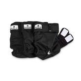 Pet Parents Washable Dog Diapers 3-pack front view with secure Velcro fit