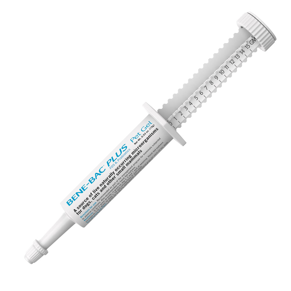 PetAg Bene-Bac Plus en seringue: gel probiotique favorisant la digestion