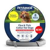 PetArmor Extend dog collar packaging showing eight-month protection.