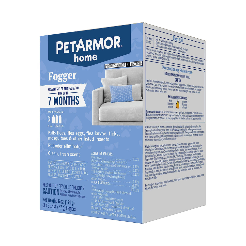 PetArmor Home Fogger kills fleas, ticks and other insects for a healthier home.
