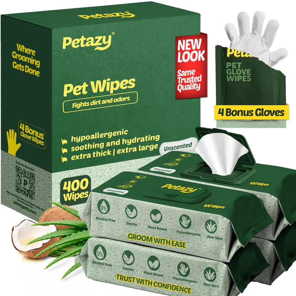 Petazy dog wipes paws - gentle cleaning after outdoor walks for fresh paws