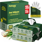 Petazy dog wipes paws - gentle cleaning after outdoor walks for fresh paws