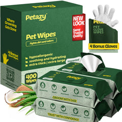 Petazy dog wipes paws - gentle cleaning after outdoor walks for fresh paws