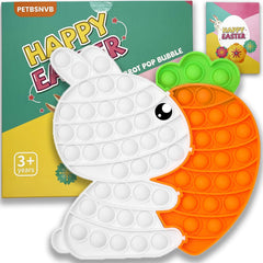 PETBSNVB Easter Bunny Popper in box with card for festive Easter fun and sensory play