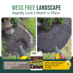 Petra Lockscape Glue resists washouts after storms and heavy rain.