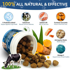Petrivium probiotic chews supporting digestion and skin health