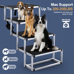 PetRuna foldable dog ramp for car enables easy loading during trips.