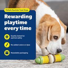PetSafe Busy Buddy medium rings in action for training rewards