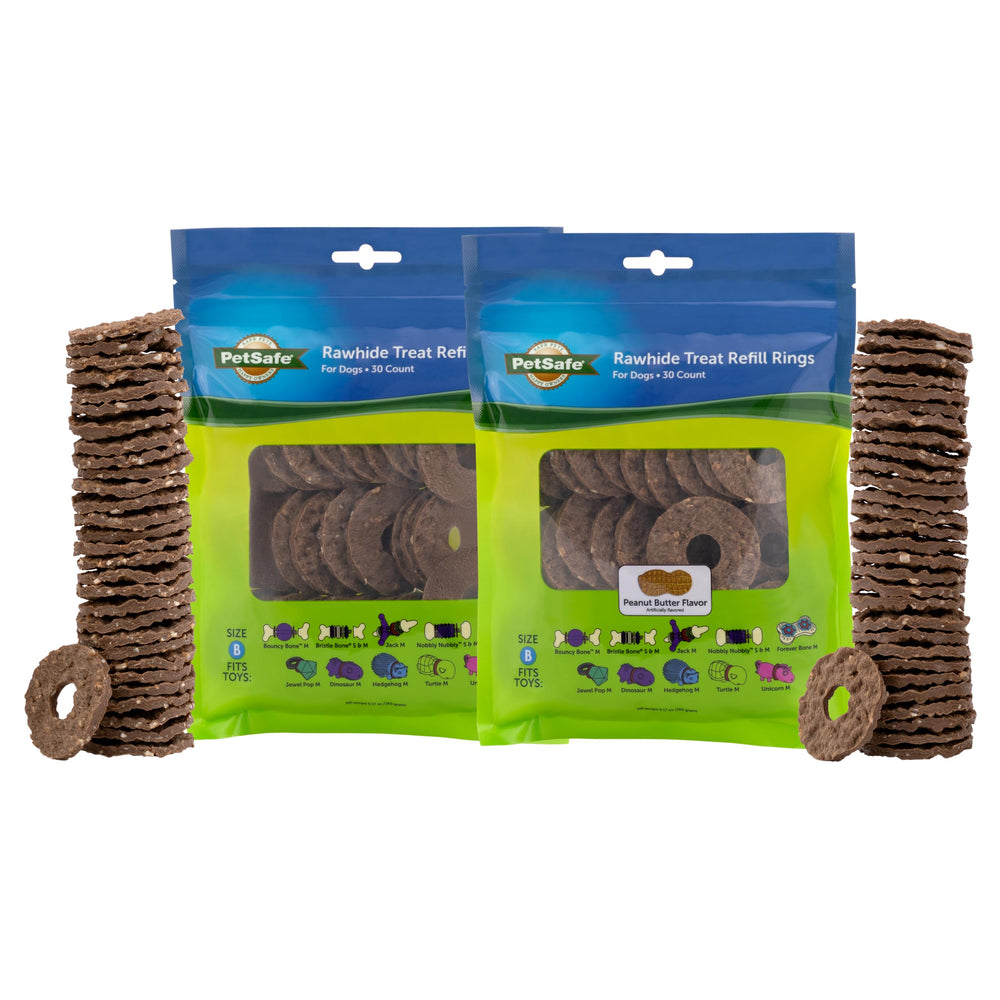 PetSafe Busy Buddy treat rings pack 60 refills for ongoing engagement