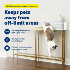 PetSafe SSSCAT refill spray can demonstrates easy maintenance