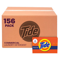 P G Professional Tide powder single-use sachet for vending machines dissolves quickly
