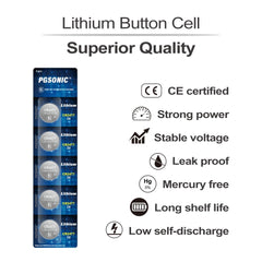 PGSONIC CR2477 3V battery pack packaging shown for easy storage.
