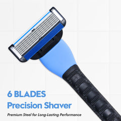 Phafaloop men's razor handle with ergonomic grip for wet use