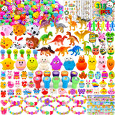 Phaorui Easter eggs bulk pack with 100 eggs for toy-filled hunts at home.