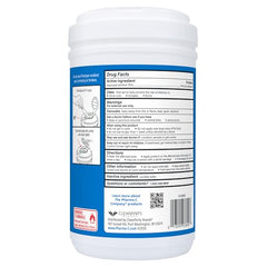 Close-up of The Pharma-C wipes low-lint sheets resisting fibers.