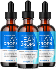 Pharmagetics Lean Drops bottle displayed for daily wellness routine