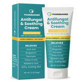 PHARMBANNER antifungal cream with quick-absorption formula for itch relief.