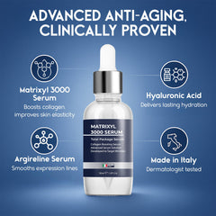 Pharmlitalia Hyaluronic Acid Serum glow closeup emphasizes deep hydration and plumpness
