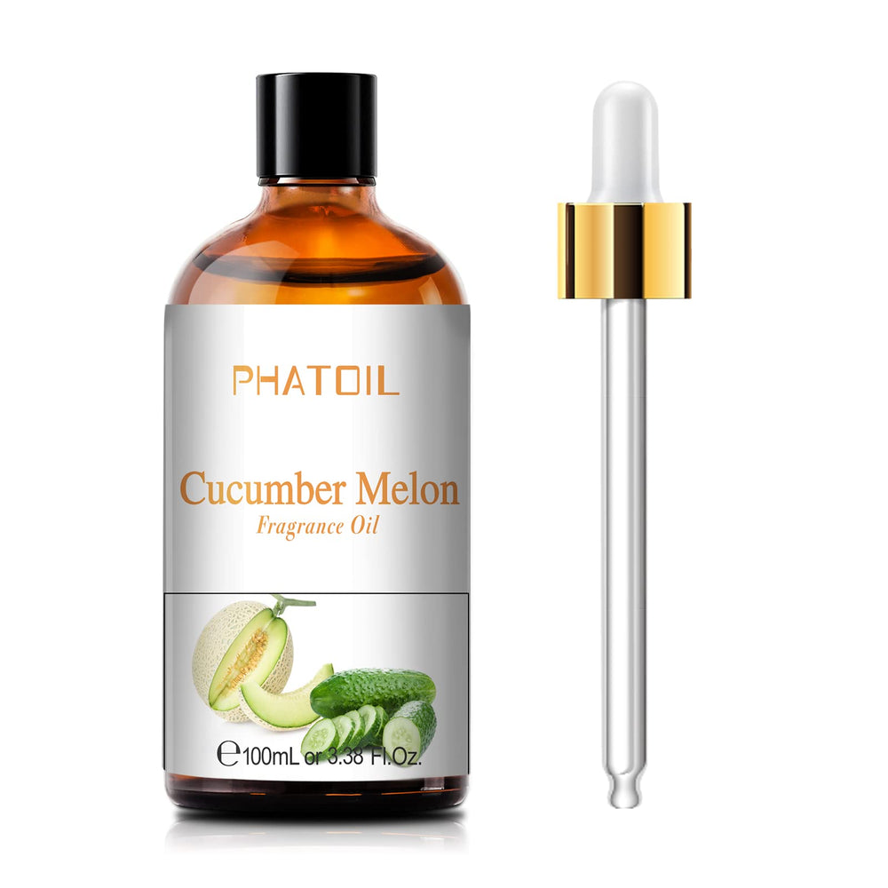 PHATOIL cucumber melon bottle with dropper for precise aroma use.