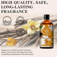 PHATOIL Vanilla Amber diffuser displaying warm aroma for diffusing.