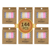 PHD CAKE 144-count spiral candles pack for large celebrations