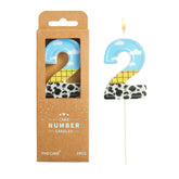 PHD CAKE 2-number toy-inspired candle on cake adds playful festivity
