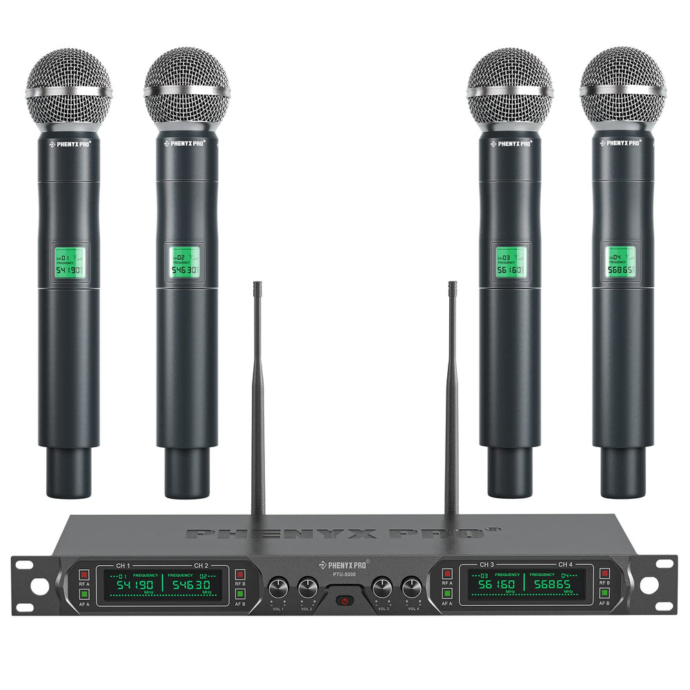 Phenyx Pro PTU5000-4H receiver front view for stable stage signals
