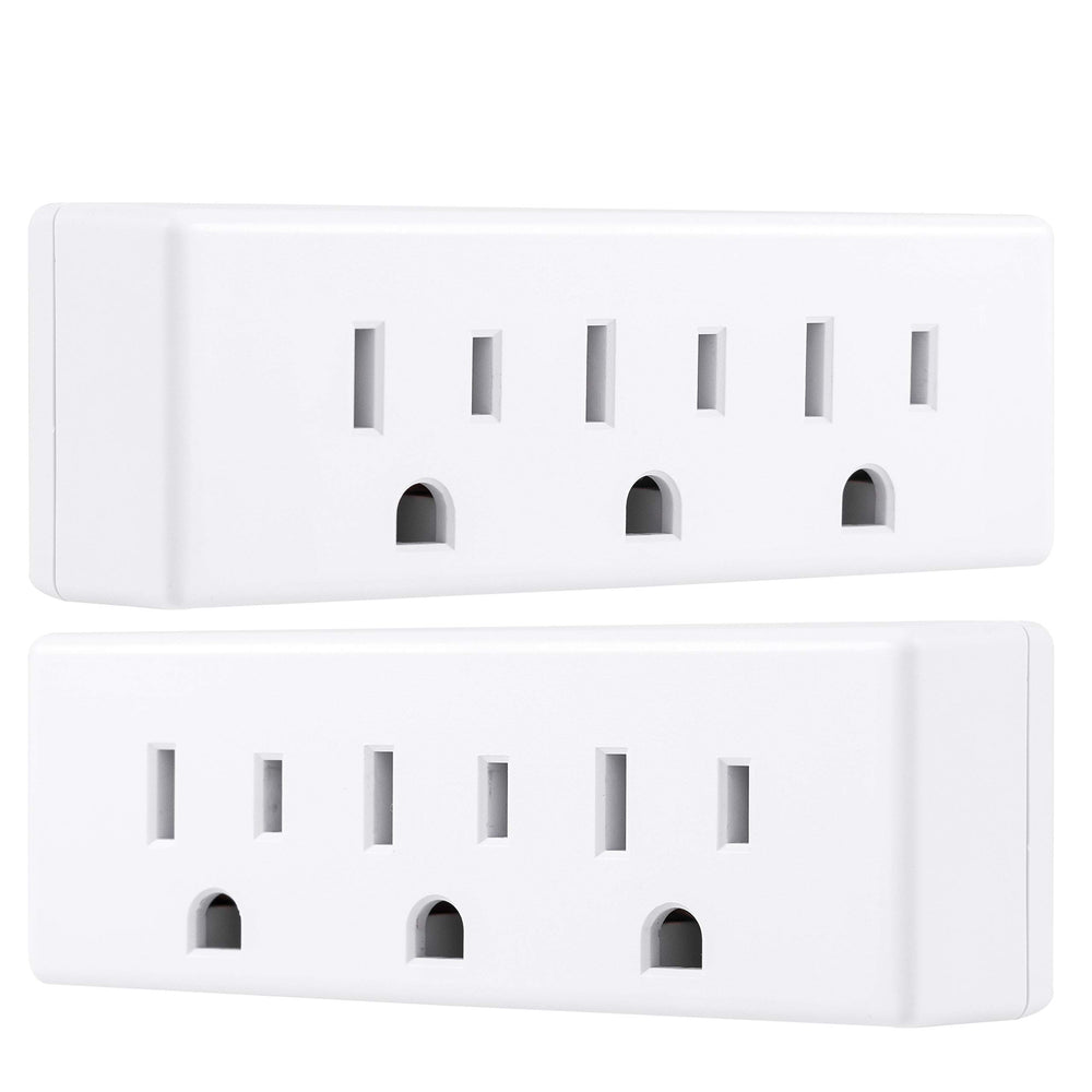 Philips 3-outlet tap powers three devices from one wall outlet.
