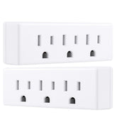 Philips 3-outlet tap powers three devices from one wall outlet.