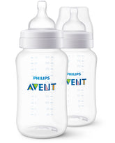 Philips Avent anti-colic bottle 11oz reduces air intake during feeds.