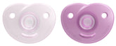 Philips Avent Soothie Heart pacifier front view showing heart-shaped design for soothing babies.