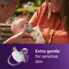 Philips Avent Ultra Soft shield contoured for gentle touch and fewer skin marks.