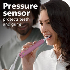 Philips Sonicare 4100 with two intensity settings for personalized cleaning.