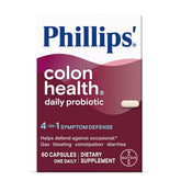 Phillips' Colon Health daily probiotic bottle promoting digestive balance and daily wellness