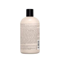 Philosophy Cinnamon Bun Shampoo label with ingredients suggesting daily nourishing use.