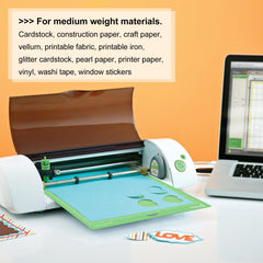 Phinus standard grip mat 12x12 holding various materials during crafts for stability