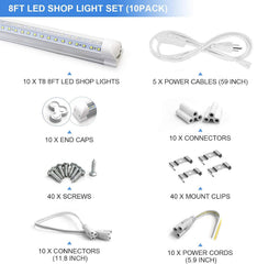 Phiwicsh 90W LED T8 tube providing high lumen brightness for workshops