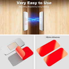 PHIXBEAR magnetic catch close-up magnet shows strong hold for cabinet doors.