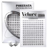 PHKERATA Velure lash clusters provide a natural blend for a seamless daily look.
