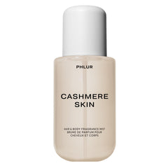 PHLUR Cashmere Skin bottle close-up showing warm, intimate fragrance for daily use