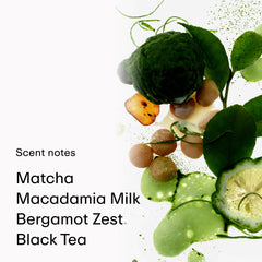 PHLUR Matcha Milk Bottle Closeup highlights creamy matcha and vanilla notes