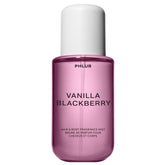 PHLUR Vanilla Blackberry Body Mist bottle with fruity vanilla scent for everyday wear.