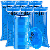PHSZZ vomit bag 1000 ml blue, leak-resistant for travel use.