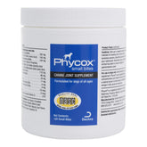 PhyCox dog joint soft chews bottle illustrates easy, convenient support for aging dogs.